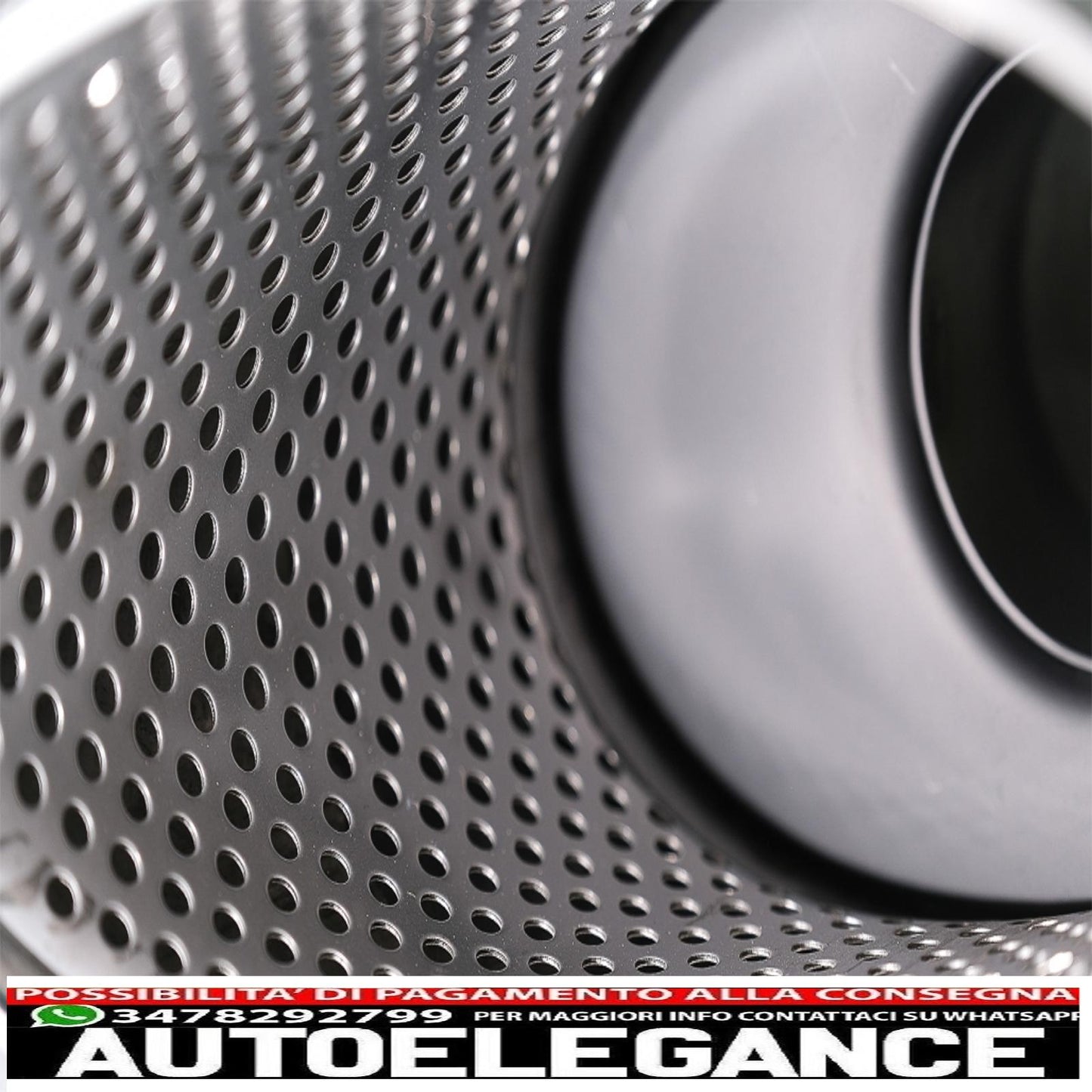 Exhaust tips exhaust tips suitable for audi a4 b9 (2016-2019) a5 f5 (2017-2019) chrome 