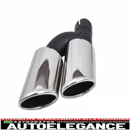 Diffusore mantovana per paraurti posteriore adatto per audi a4 b9 8w berlina/avant (2016-2018) con terminali di scarico e terminali di scarico design s4 per edizione standard grigio