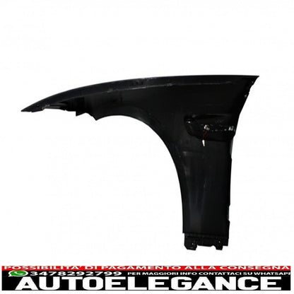 paraurti anteriore con parafanghi anteriori e minigonne adatto a bmw serie 3 e92 coupe e93 cabrio (2006-2009) m3 look senza pdc e proiettori