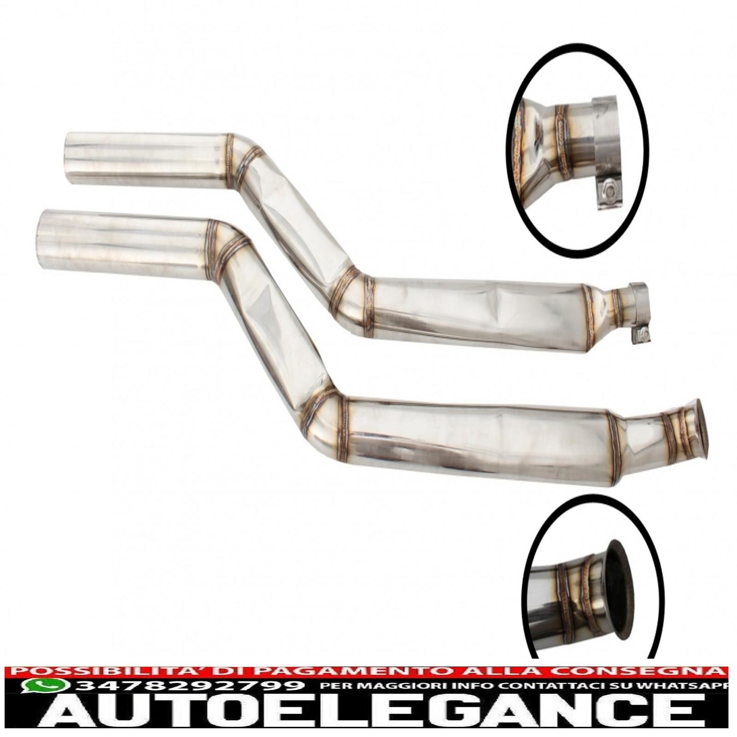 complete exhaust system suitable for bmw 5 series f10 (2011-2016) petrol 1.6/2.0 l 520i n2b20/nb20b16 / 528i nb20b20 turbo i4 twin double tailpipes m5 m sport design with Valvetronic