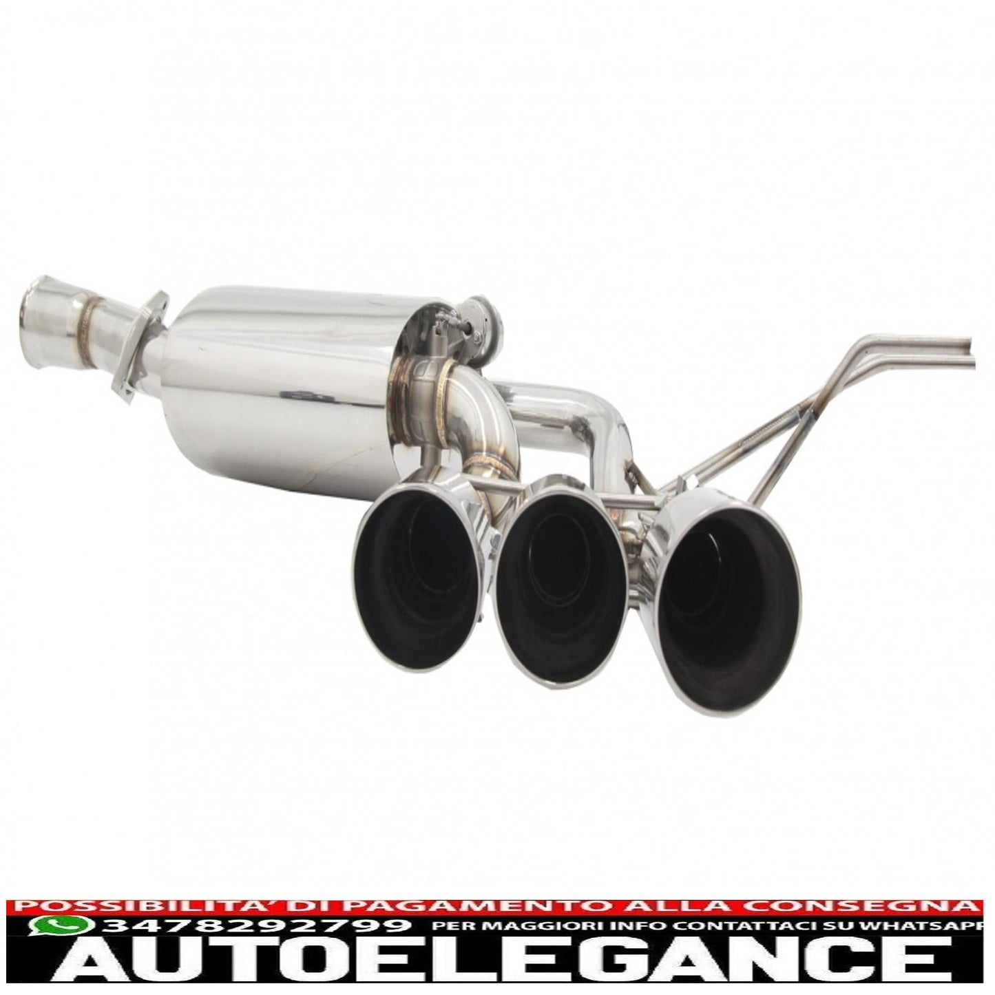 complete exhaust system suitable for mercedes g-class w463 (2009-2018) g500 g55 g63 g65 triple exhaust pipes with electronic valve