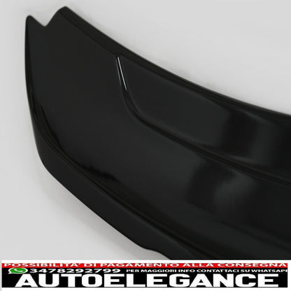 Spoiler per bagagliaio adatto per Ford Mustang MK6 VI sesta generazione (2015-2020) GT350 design nero pianoforte