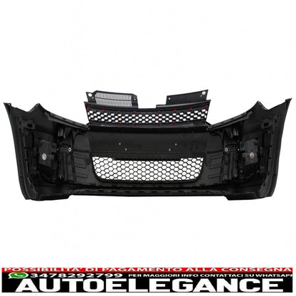 paraurti anteriore adatto a vw golf vi 6 (2008-2013) gti look senza pdc