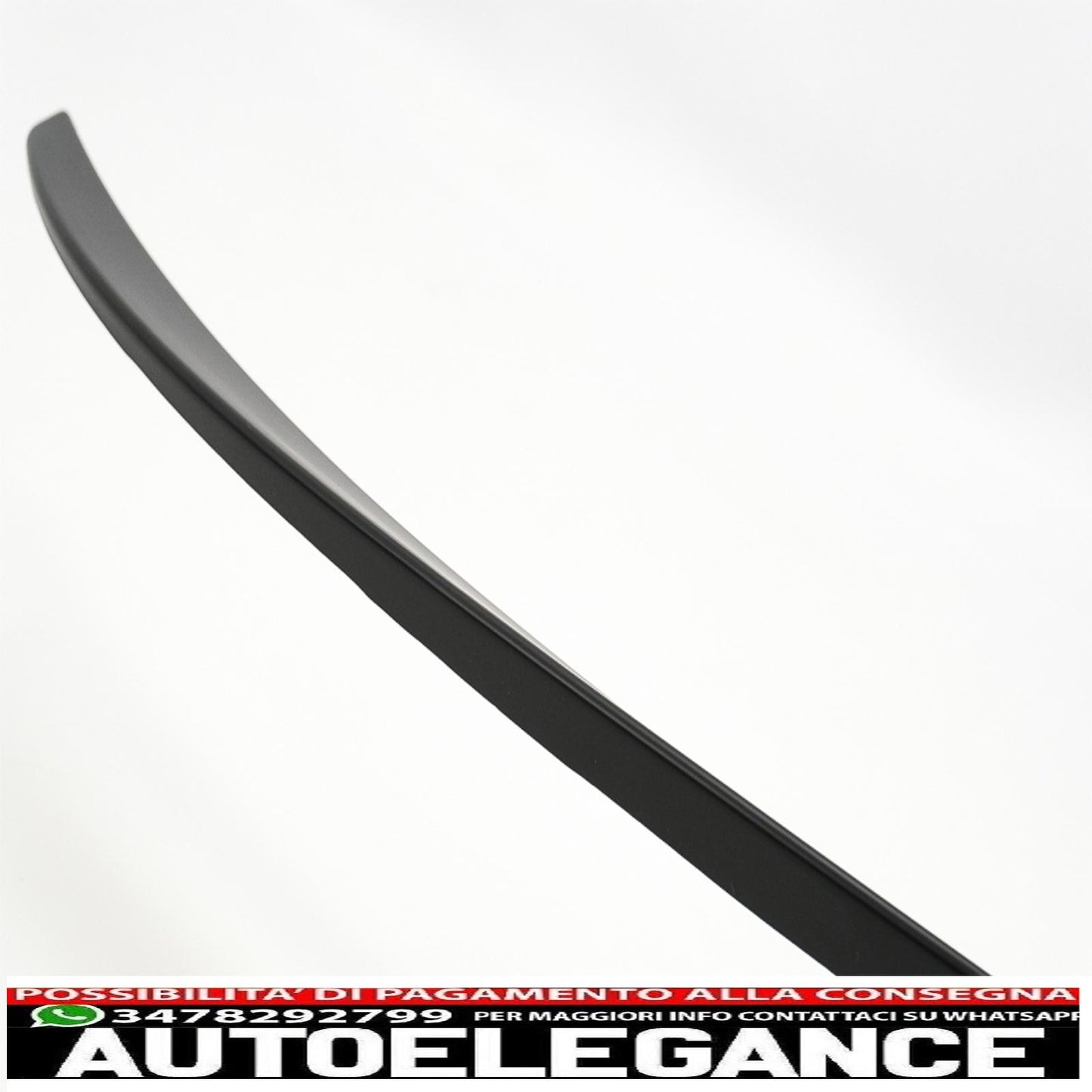 Boot lid spoiler suitable for BMW 3 Series F30 (2010 onwards) M3 design matt black 