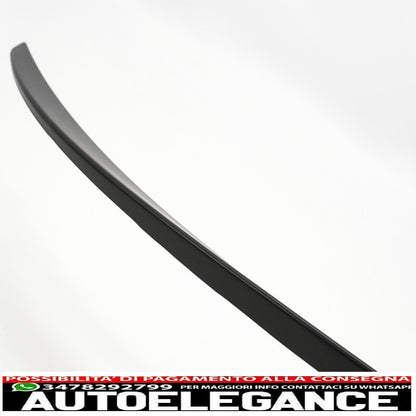 Boot lid spoiler suitable for BMW 3 Series F30 (2010 onwards) M3 design matt black 