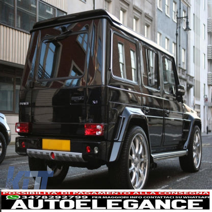 Roof spoiler suitable for Mercedes W463 G-Class (1989 onwards) design LED light bar.