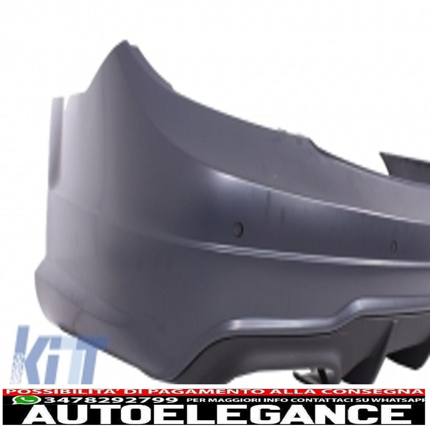 body kit suitable for mercedes c-class w204 (2007-2015) restyling c63 design with led drl daytime running lights 