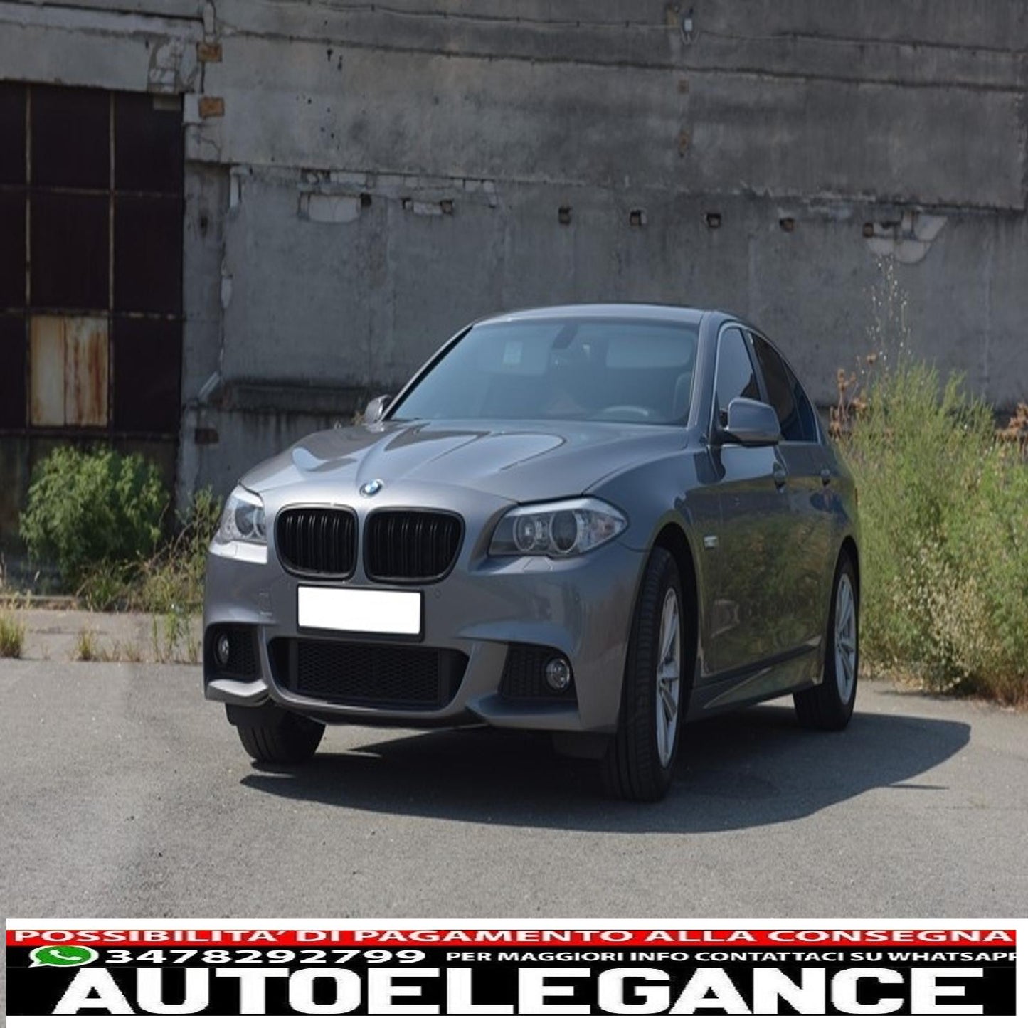 kit carrozzeria con diffusore a doppia uscita adatto per bmw serie 5 f10 (2011-2017) design m-technik