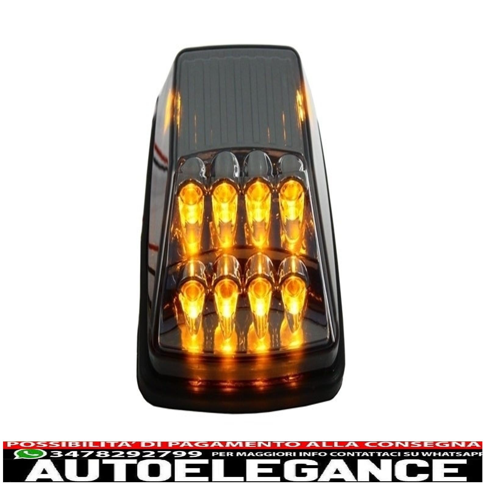 aggiungi strisce modanature porte con decalcomanie laterali adesivo in vinile nero opaco e luci di svolta nere adatto per mercedes classe g w463 (1989-2015) AUTOELEGANCERICAMBI