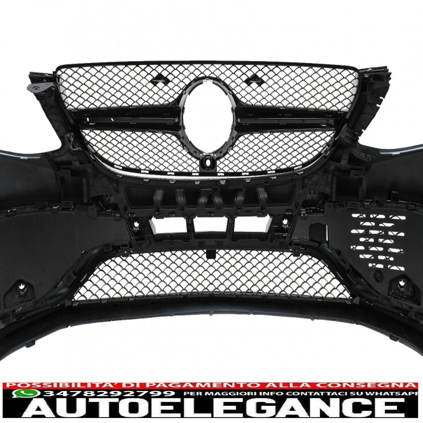 complete body kit suitable for mercedes gle w166 suv (2015-2018) black chrome