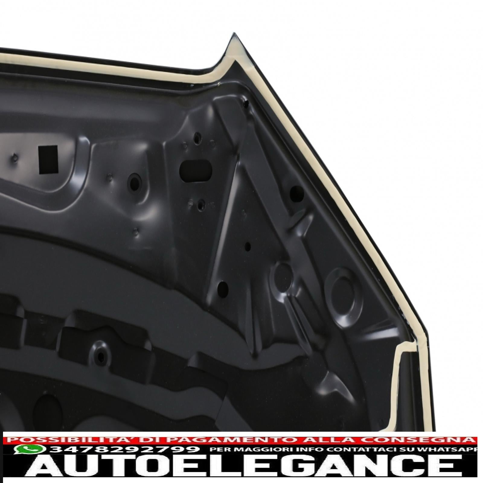 Cofano cofano anteriore con parafanghi anteriori adatto a mercedes classe c w205 s205 c205 a205 (2014-2020) design c63 AUTOELEGANCERICAMBI