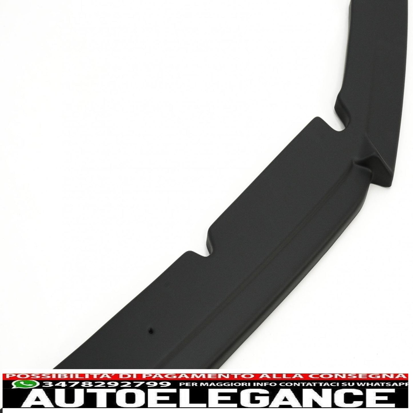 Front Bumper Lip Extension Spoiler Fit For Ford Puma (2019-up) Black 
