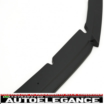 Front Bumper Lip Extension Spoiler Fit For Ford Puma (2019-up) Black 