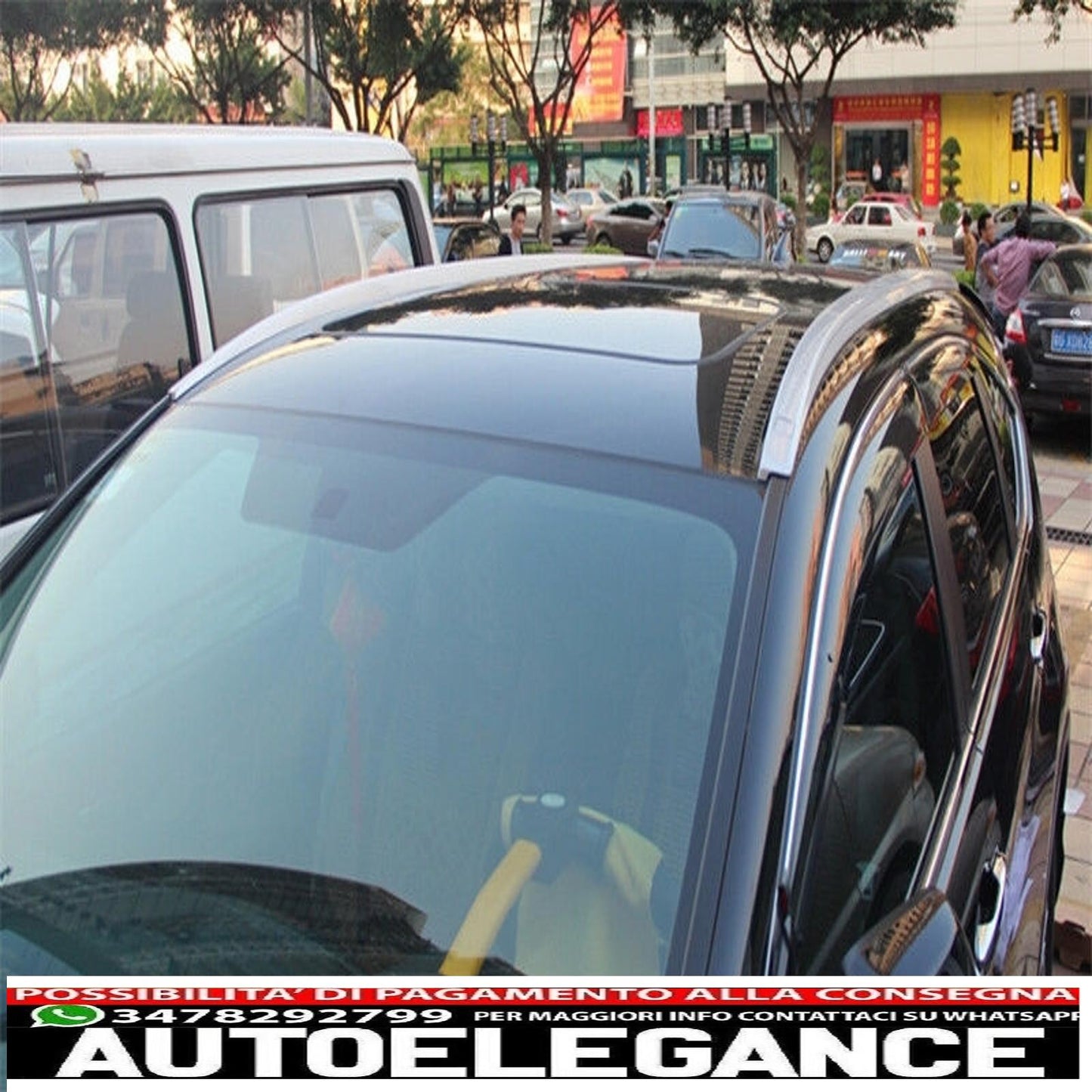 Portapacchi corrimano adatti per Honda Crv (2012-2016) iv generazione