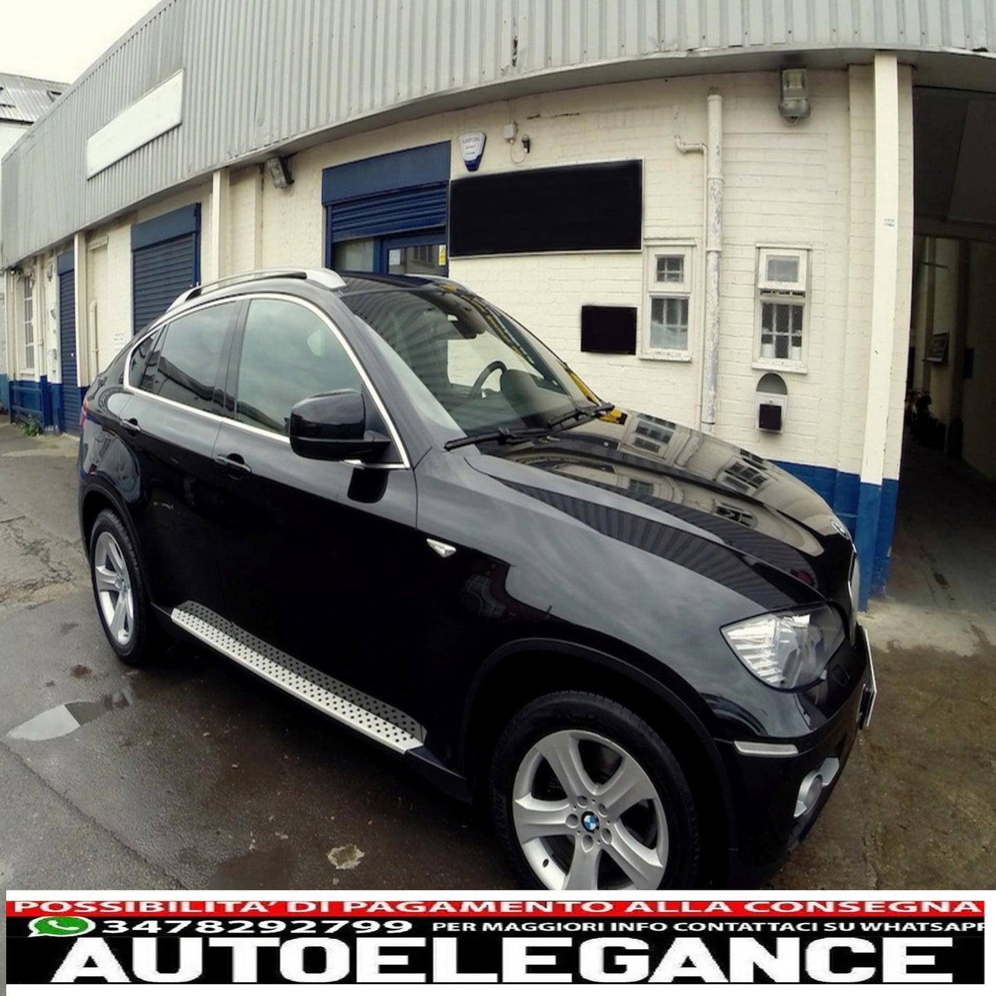 Roof rails suitable for bmw x6 e71 e72 (2008-2015) silver 