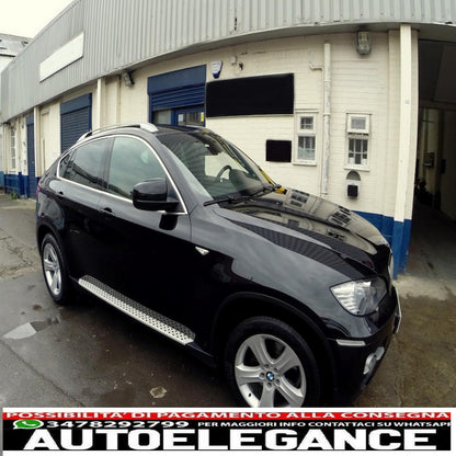 Roof rails suitable for bmw x6 e71 e72 (2008-2015) silver 