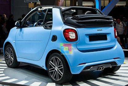 SOTTO PARAURTI POSTERIORE SPOILER SPORTIVO IN ABS PER SMART 453 FORTWO DIFFUSORE