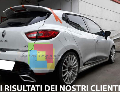 RENAULT CLIO 4 IV 5 DOORS PAIR OF SIDE SKIRTS UNDER THE DOOR IN ABS RS LOOK-.