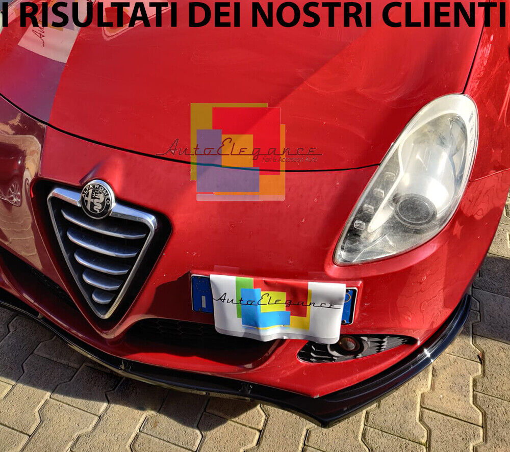 SPLITTER ALFA ROMEO GIULIETTA 2010-2019 LIP SPOILER UNDER FRONT BUMPER ABS