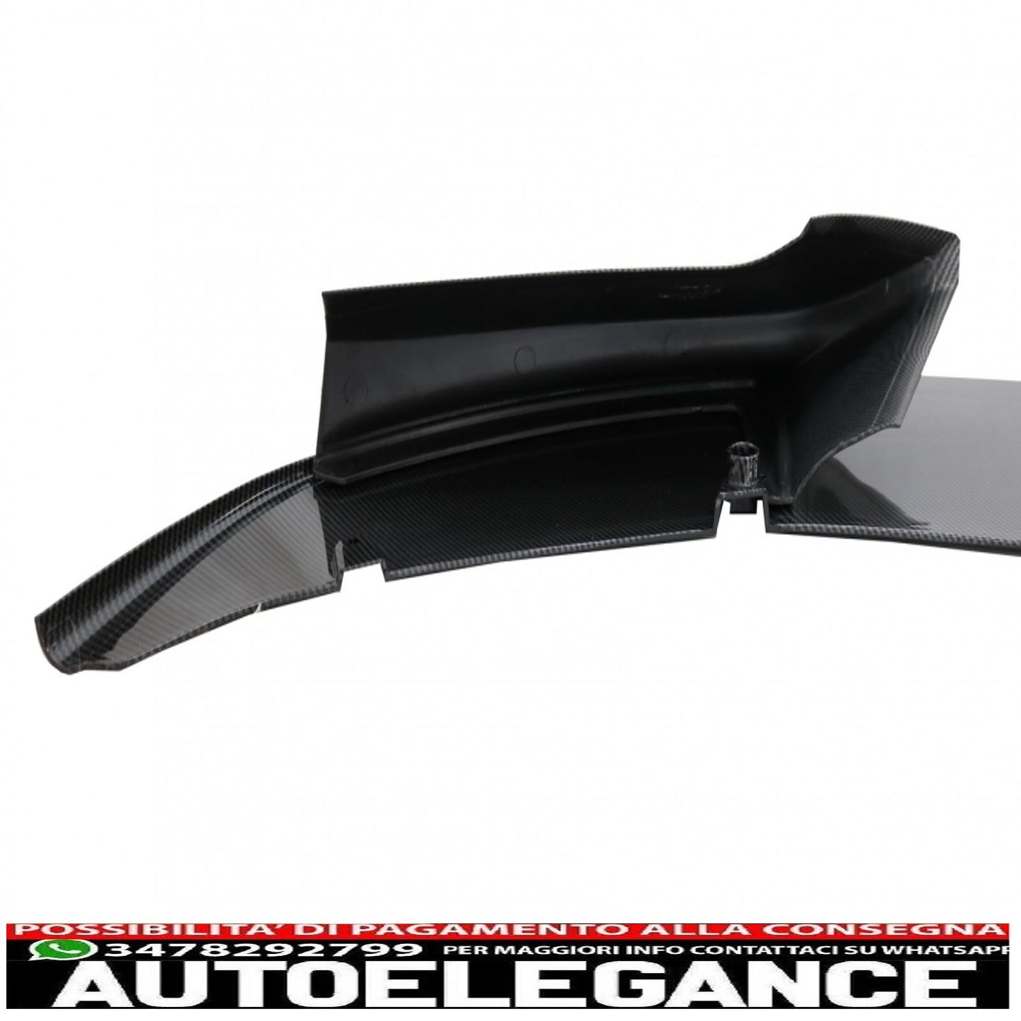 Rivestimento in carbonio per spoiler paraurti anteriore, adatto per BMW serie 5 F10 F11 (2011-2017) berlina Touring M-Performance Design