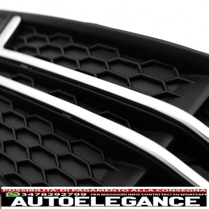 coperture inferiori della griglia del paraurti griglie laterali adatte per audi a4 b9 berlina avant (2016-2018) s-line AUTOELEGANCERICAMBI