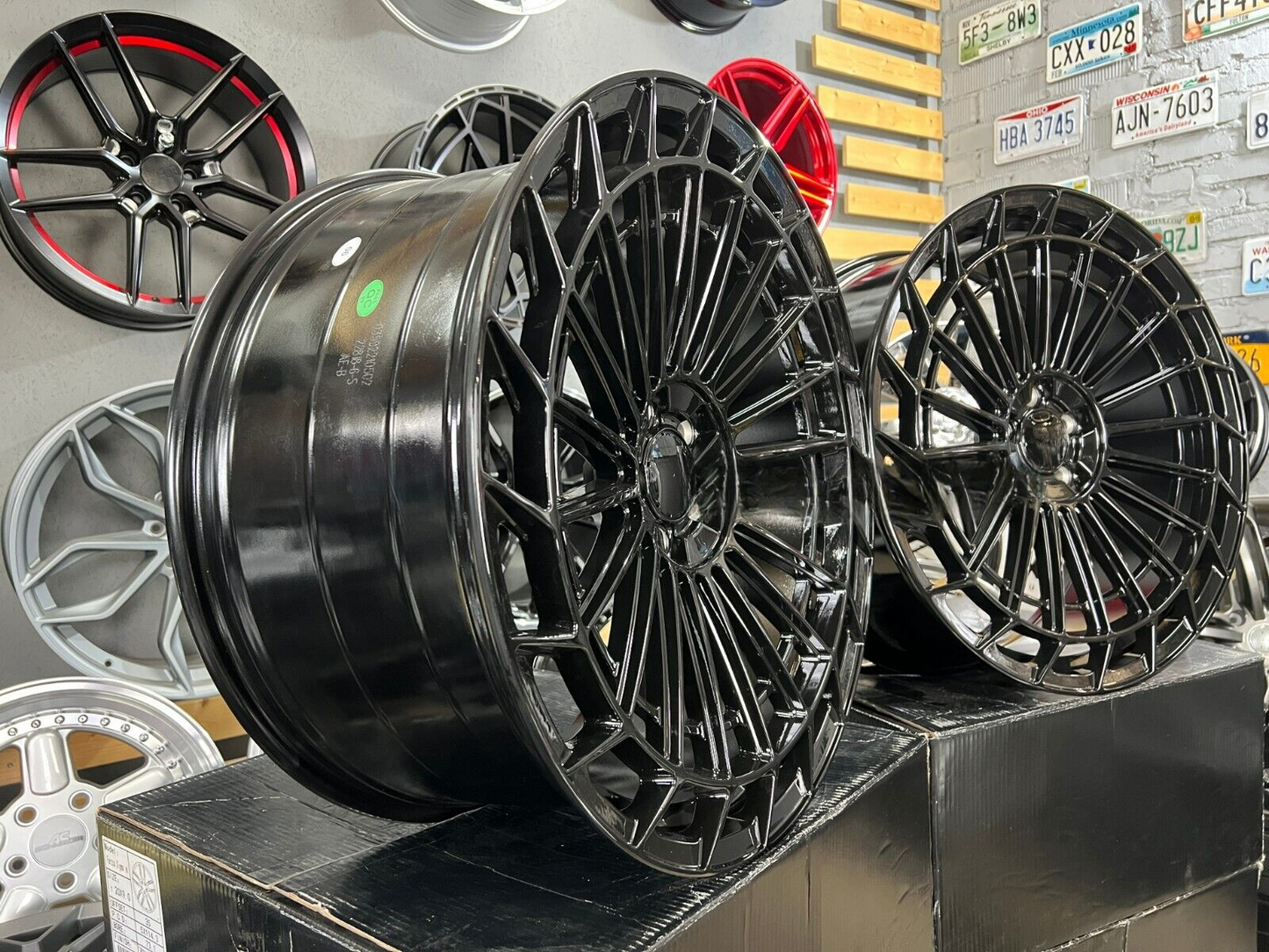 ADATTO per Mercedes Benz E Classe C 19 inch 5X112 8J + 9J AMG Maybach style Ruot