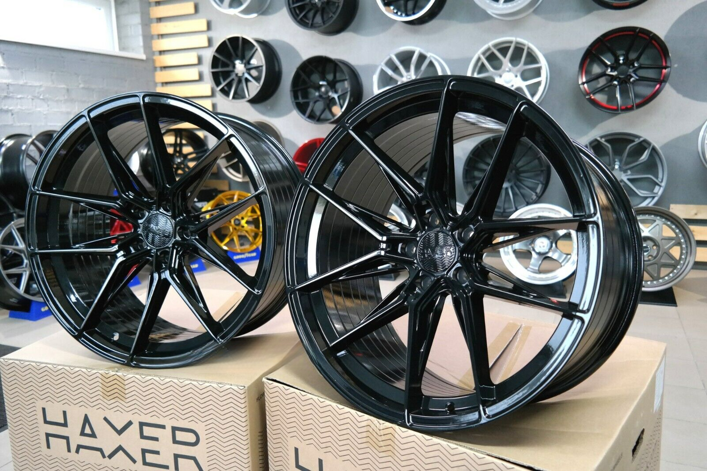 ADATTO per BMW 5 7 G Serie Audi Mercedes CERCHI IN LEGA 22 inch 5x112 HAXER HX036