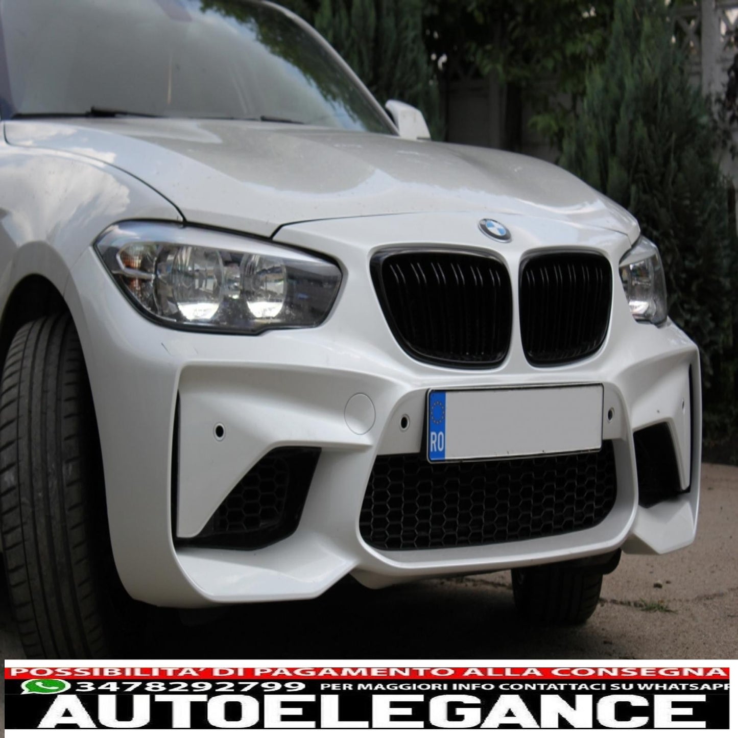 front bumper suitable for bmw 1 series f20 f21 lci (2015-06.2019) m2 design