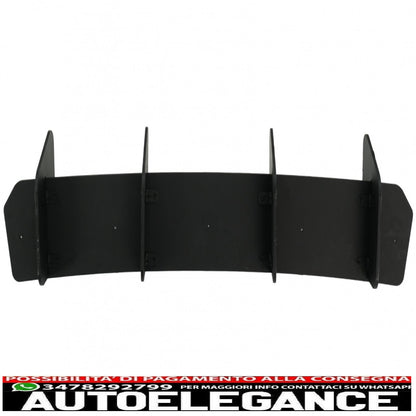 Splitter estensione paraurti posteriore per diffusore adatto a vw golf 7.5 facelift gti (2017-2020) nero