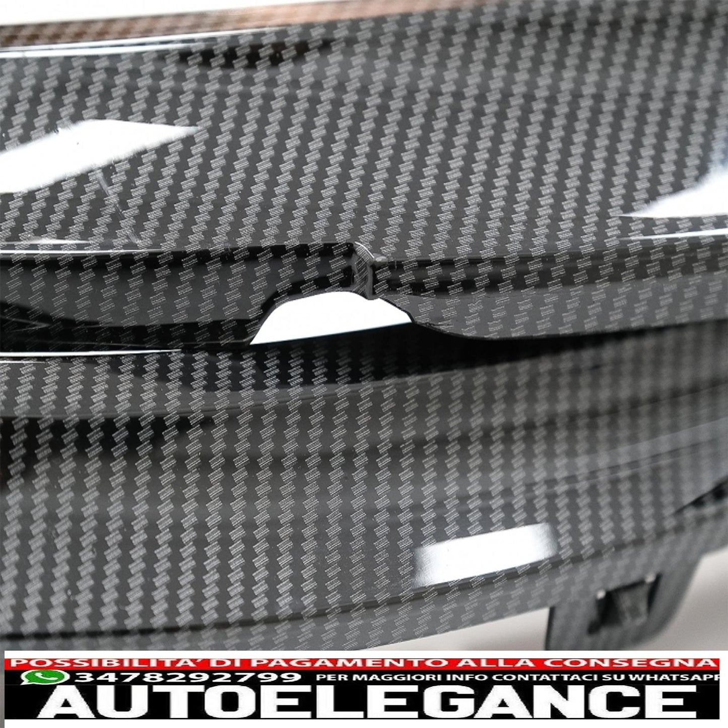 parafanghi per passaruota con 32 clip in plastica per auto adatti per BMW X5 F15 (2014-2018) m-design m-sport carbon look