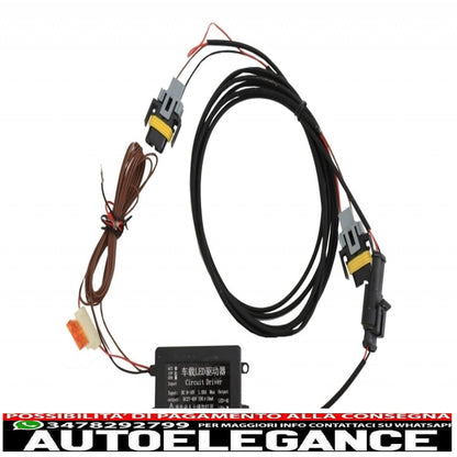 body kit paraurti anteriore con spoiler bullbar led estensione drl adatto per mercedes classe g w463 (1989-2017) AUTOELEGANCERICAMBI