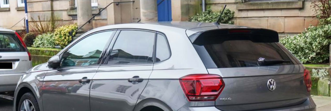 SPOILER ADATTO PER VW POLO AW1 LOOK GTI GTD RLINE LOOK NERO LUCIDO