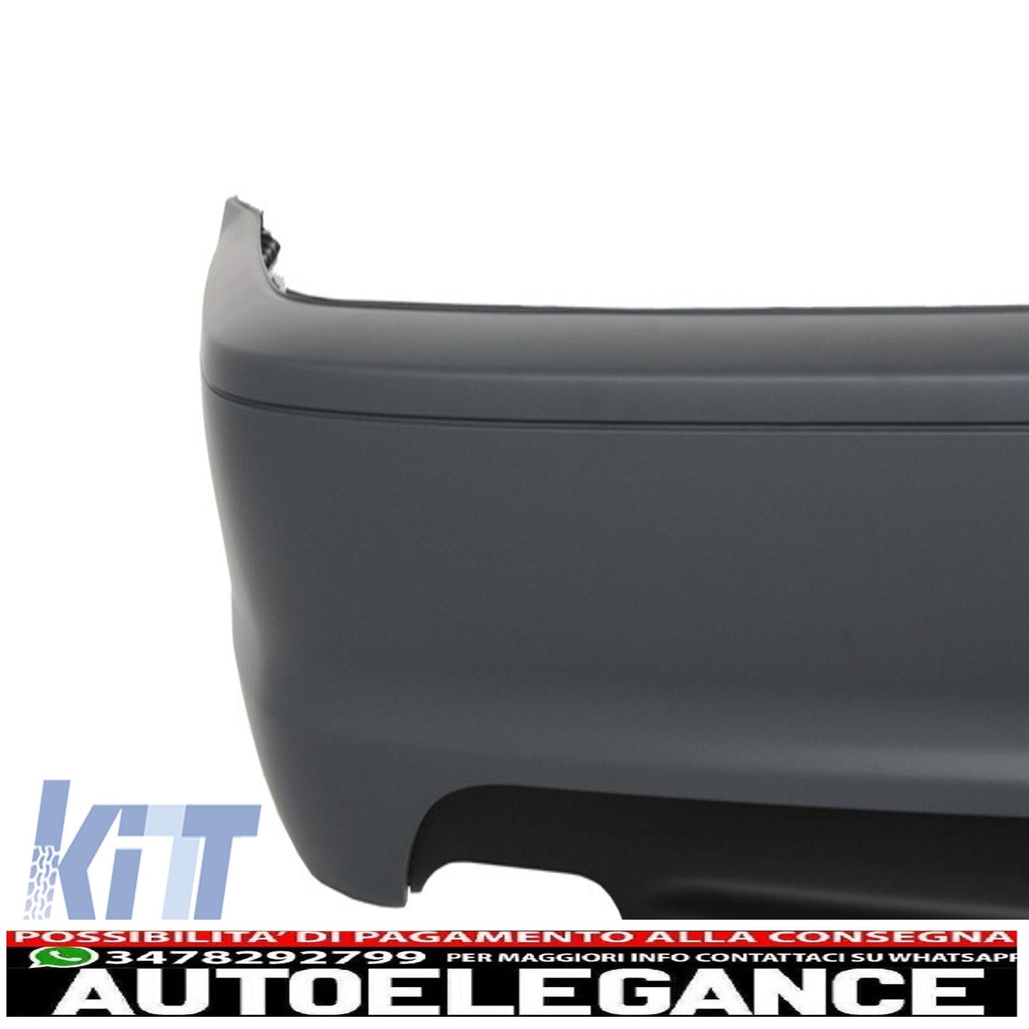 complete body kit suitable for bmw e46 98-05 3 series coupe/cabrio m-technik design with m-power exhaust silencer