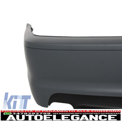complete body kit suitable for bmw e46 98-05 3 series coupe/cabrio m-technik design with m-power exhaust silencer