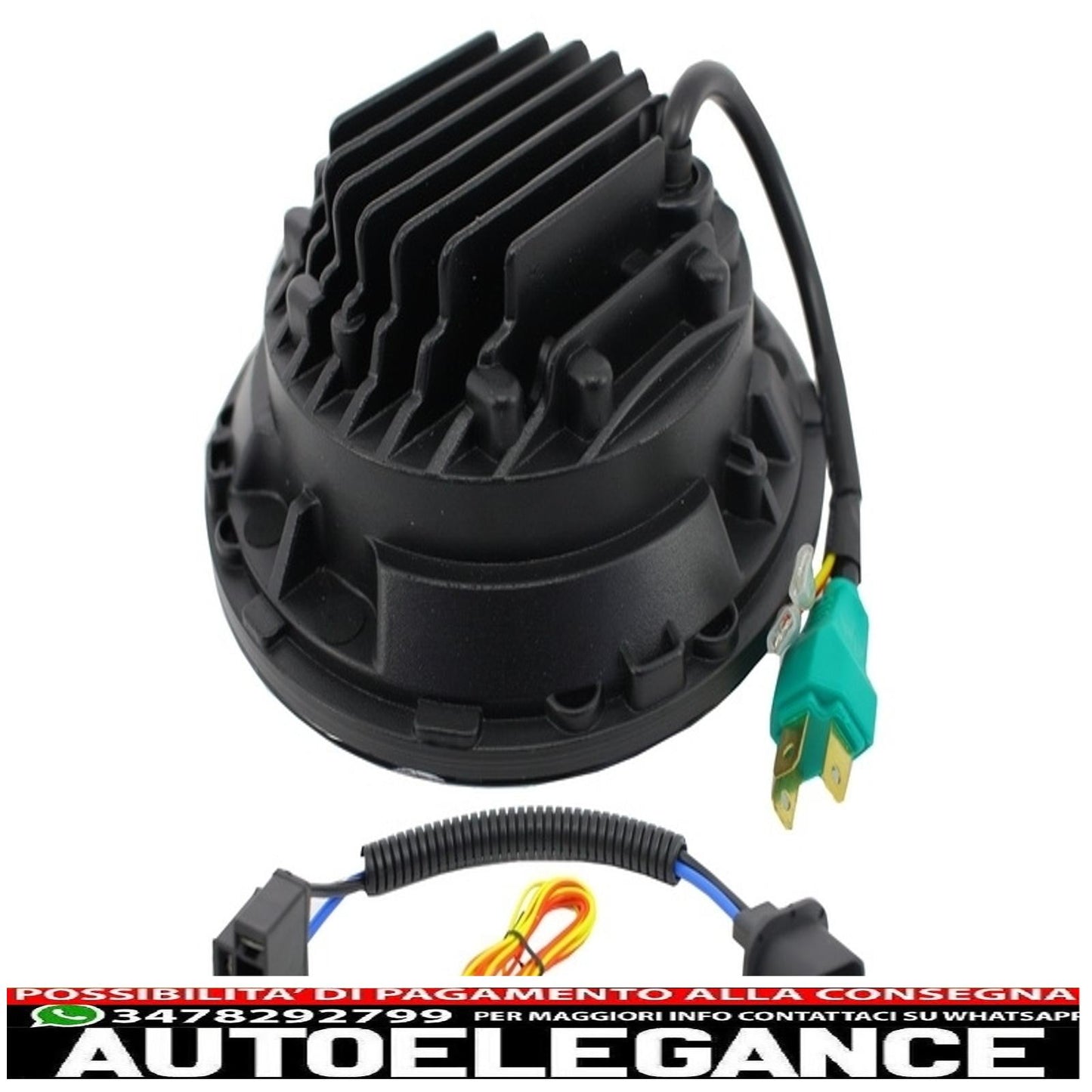 maschera spettro griglia con fari led cree angel eye e indicatore di direzione adatto per jeep wrangler rubicon jk 2007-2017