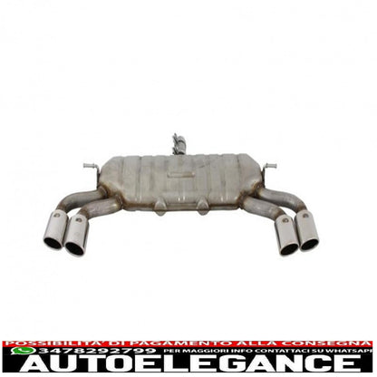 Diffusore mantovana paraurti posteriore con sistema di scarico adatto per audi a3 8v restyling hatchback sportback (2016-2019) paraurti s-line design s3