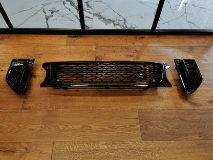 GRILLE SUITABLE FOR RANGE ROVER SPORT L320 LIFT 09-13 AUTOBIOGRAPHY LOOK GLOSSY