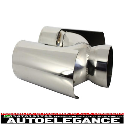 rear bumper suitable for bmw 5 series e39 (1995-2003) double outlet m5 design with pdc and exhaust tips