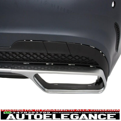 body kit suitable for mercedes e-class w212 restyling (2013-2016) with black exhaust tips e63 piano black design