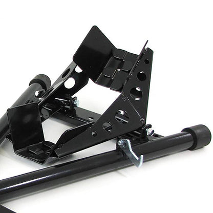 Cavalletto di montaggio cavalletto moto con bilanciere regolabile fino a 680kg nero AUTOELEGANCERICAMBI