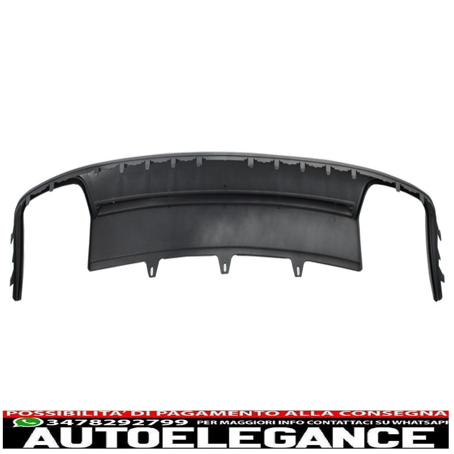 montaggio griglia centrale con mantovana paraurti posteriore diffusore d'aria e finali marmitta adatto per audi a4 b8 facelift (2012-2015) limousine/avant rs design