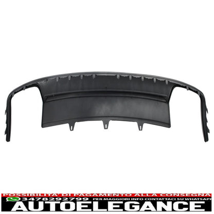 montaggio griglia centrale con mantovana paraurti posteriore diffusore d'aria e finali marmitta adatto per audi a4 b8 facelift (2012-2015) limousine/avant rs design