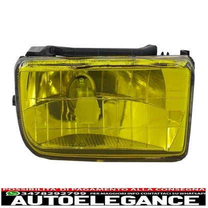 body kit suitable for bmw 3er e36 (1992-1997) m3 design with yellow fog lights