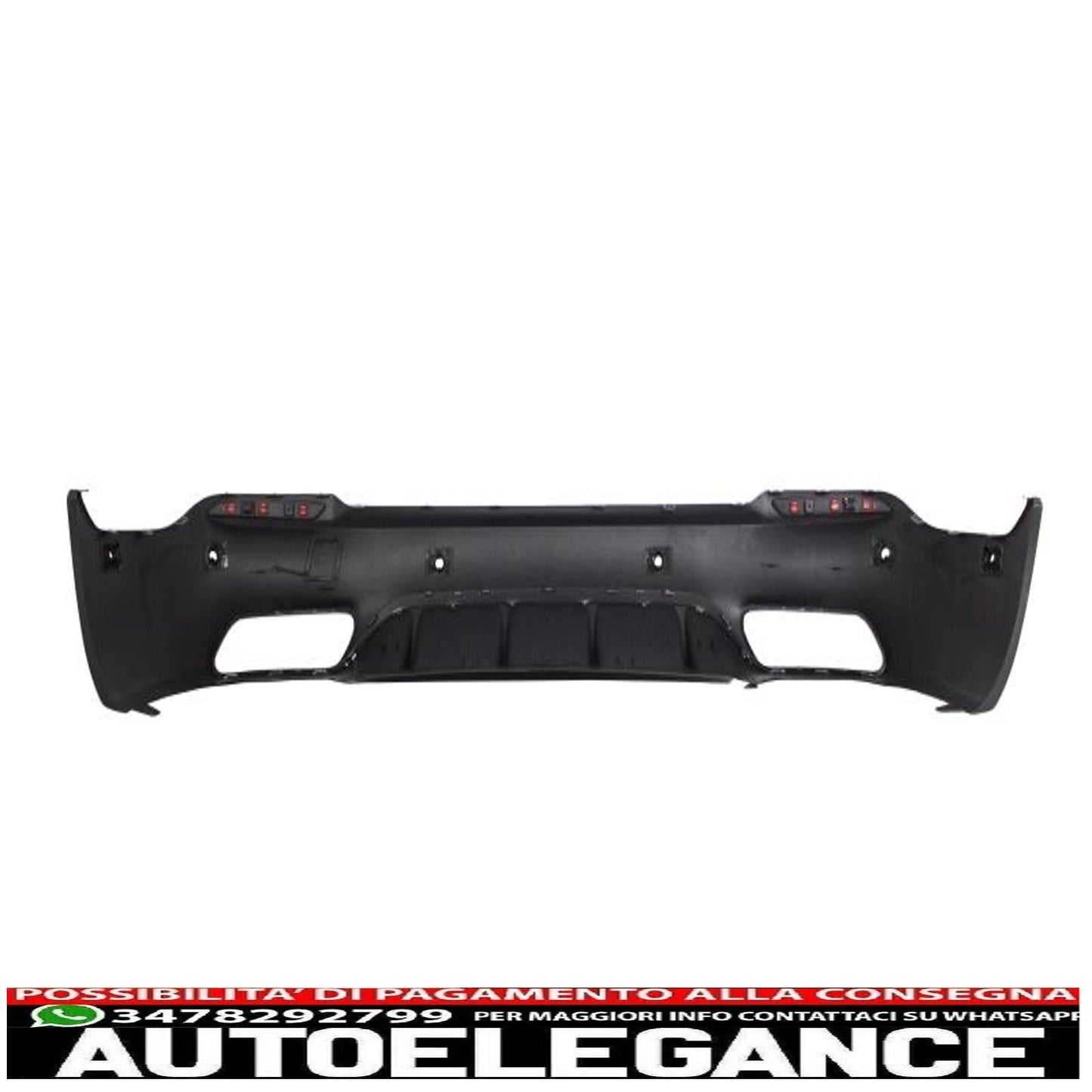 kit carrozzeria completo adatto per mercedes glc suv x253 (2015-07.2019) design glc63 con minigonne laterali