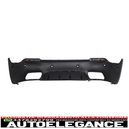 kit carrozzeria completo adatto per mercedes glc suv x253 (2015-07.2019) design glc63 con minigonne laterali