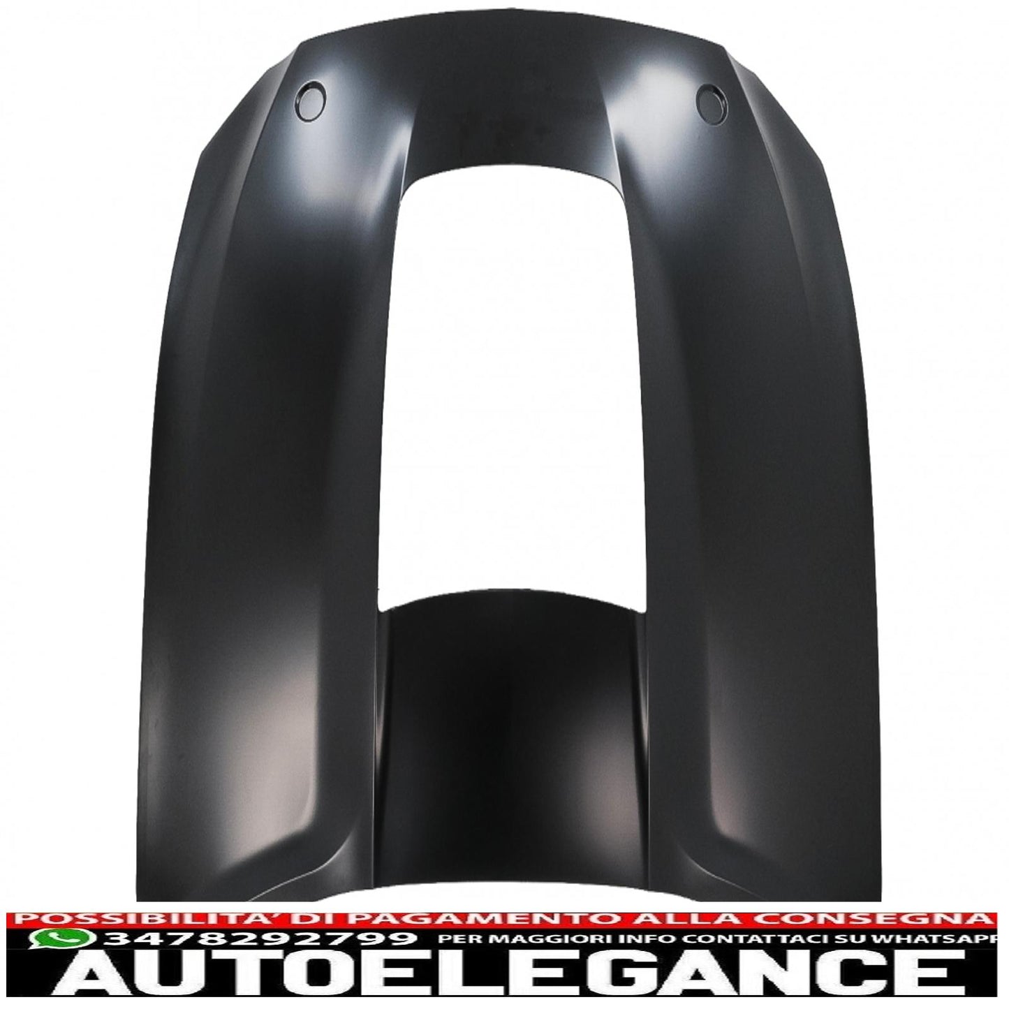cofano cofano con prese d'aria adatto per ford mustang mk6 vi sesta generazione (2015-2017) design gt 500 AUTOELEGANCERICAMBI