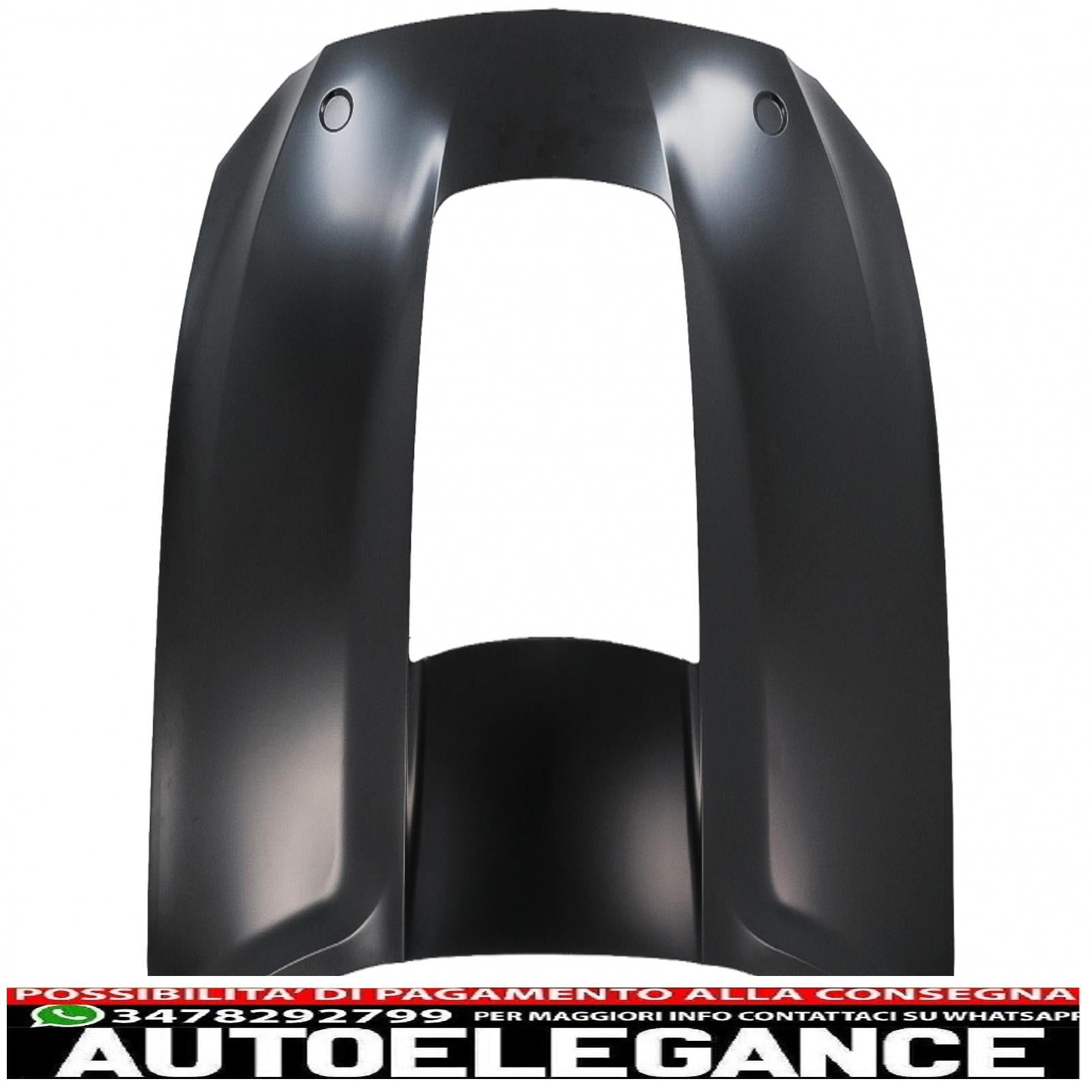 cofano cofano con prese d'aria adatto per ford mustang mk6 vi sesta generazione (2015-2017) design gt 500 AUTOELEGANCERICAMBI