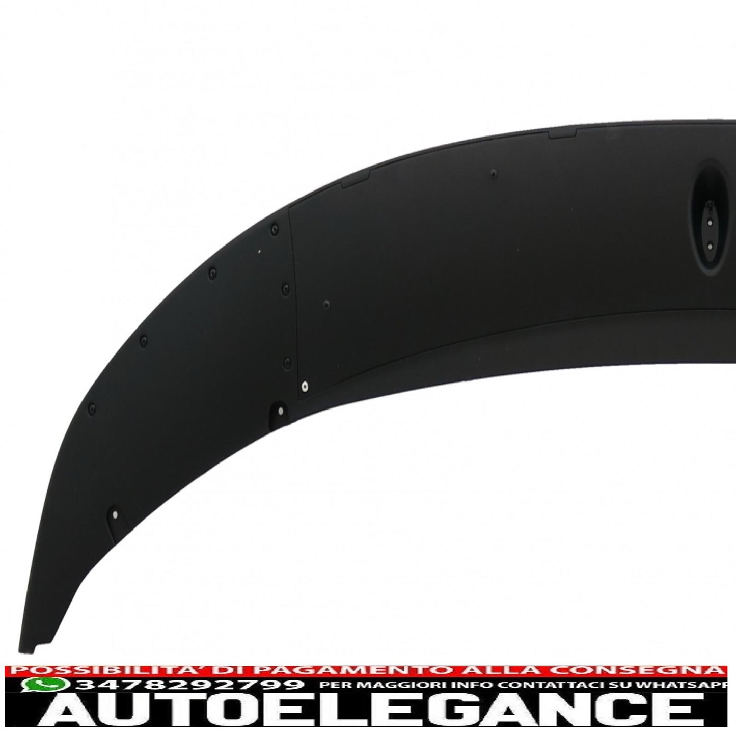 Front bumper spoiler lip suitable for bmw 5 series f10 f11 sedan touring (2011-2017) m-performance design matt black