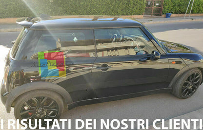 SPOILER ADATTO PER MINI COOPER R56 2005-2014 NERO LUCIDO LOOK SPORTIVO
