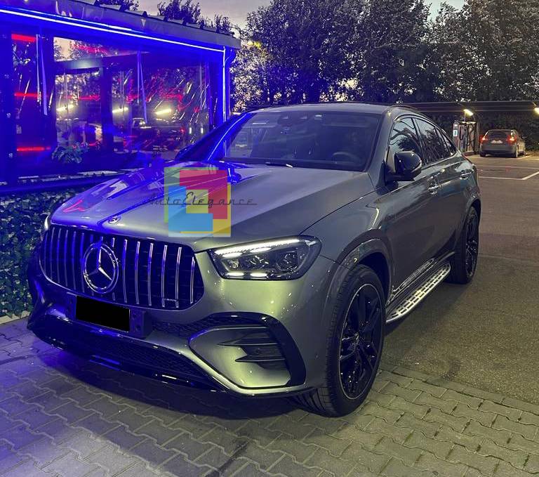 GRIGLIA ADATTA PER MERCEDES GLE W167 2019+ LOOK AMG PROFILI CROMATI GT